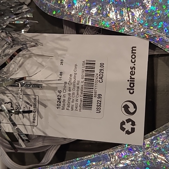 Claire's Angel Skirt, Wings & Halo Headband NWT - Picture 5 of 5